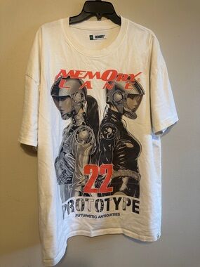 Memory Lane Prototype 22 White Graphic Tee